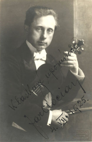 Jaroslav Kocian, 1925 - houslový virtuos